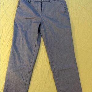 LOFT Blue Ankle Riviera Slim Pants